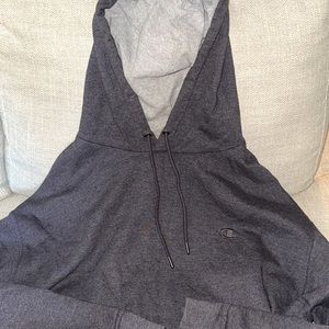 Men’s grey hooded sweatshirt